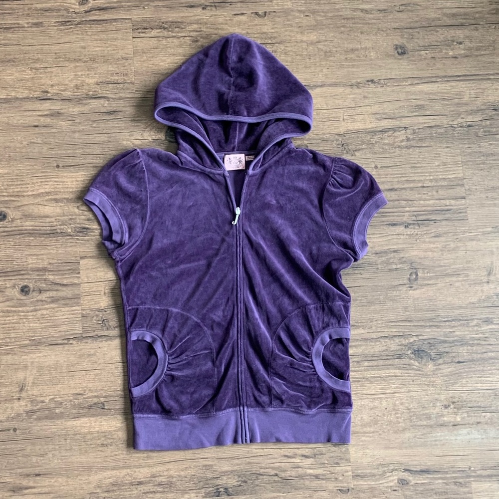 Juicy Couture short sleeve zip-up